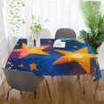 thumbnail image 6 of BZSMCE Square Tablecloth Galactic Glow Pattern Tableclothes, 6 of 9