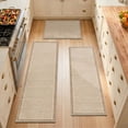 thumbnail image 6 of Soulgenix Kitchen Rug Sets, 3 Pieces Runner Rug with Non-Slip Baking for Kitchen Floor Comfort Standing, Rugs Mat with 20"x32"+20"x47"+20"x59", 6 of 7
