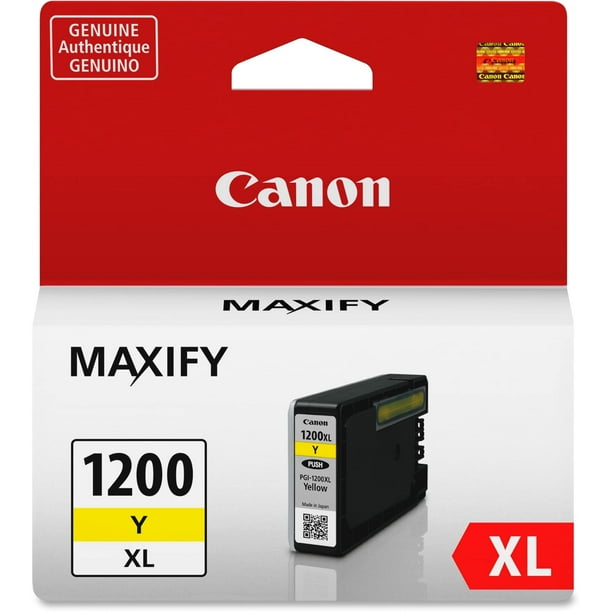 Depósito de tinta Canon PGI-1200XL amarillo compatible con impresora MB2120