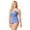Blue Paragon, variant on Black & White Palm Keyhole Swimdress by Sea & Sand Beachwear, 22W