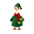thumbnail image 2 of Qwtwty Christmas Lawn Goose Clothes for 23" Geese Statue, Funny Yard Goose Christmas Outfits for Garden Lawn Patio Yard Outdoor Decoration, 2 of 6