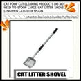 thumbnail image 3 of Pet Litter Scooper Household Manual Long Handle Deep Garbage Cleaning Scoop Sifting Cleaning Strainer Reusable Reusable Housework Scooping, 3 of 6