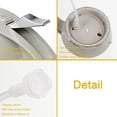 thumbnail image 4 of Oil Spray Bottle, Graduated Measurement Oil Dispenser, Stainless Steel Construction, Easy Pour Valve, For Kitchen Cooking, Non-Stick Coating, Fryer Pan Greaser, Compact Design, Household Cooking, 4 of 9
