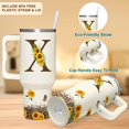 thumbnail image 4 of Vaso SUFAVN con diseño de girasoles con monograma, 1,2 L, para mujer, 4 of 7