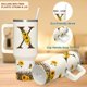 thumbnail image 4 of Vaso SUFAVN con diseño de girasoles con monograma, 1,2 L, para mujer, 4 of 7