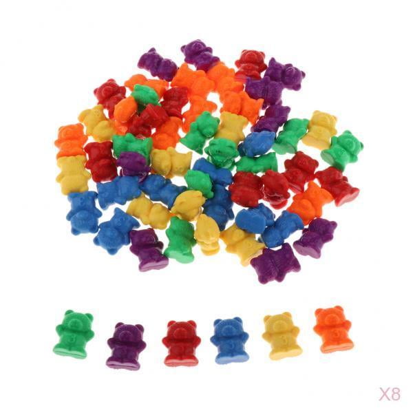 480x Contando Clasificación de Juguete Clasificación Clasificación Diversión Juguete educativo para niños Yotijar Juego de mesa Ordenar osos