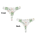 thumbnail image 3 of Fotbe Frog and Mushrooms Tanga Sin Costuras para Mujer con Estampado – Panties Invisibles, Transpirables y Cómodos para Uso Diario-X-Large, 3 of 6