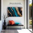 thumbnail image 3 of Cuadro Decorativo Canvas Revolution Abstracto Cascadas Turquesa 90x60, 3 of 3