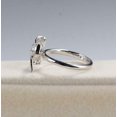 thumbnail image 3 of HeartsAndYou Bow Knot Ribbon Engagement Ring for Women 2.2ct Baguette Cut Moissanite 18k White Gold over Silver, 3 of 7