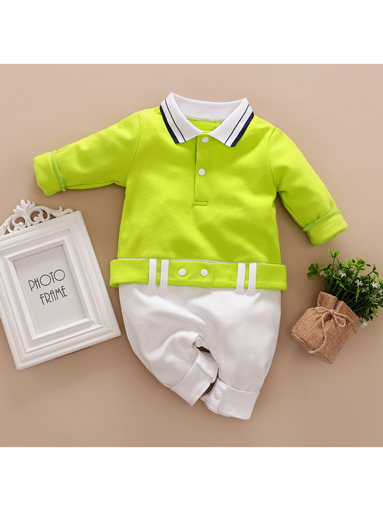 baby boy polo jumpsuit