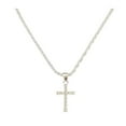 thumbnail image 5 of Huepoe Women Necklace Cross Pendant Shimmering Surface Adjustable Length Neck Jewelry Daily Wear Gifting Lightweight Lady Clavicle Necklace, 5 of 8
