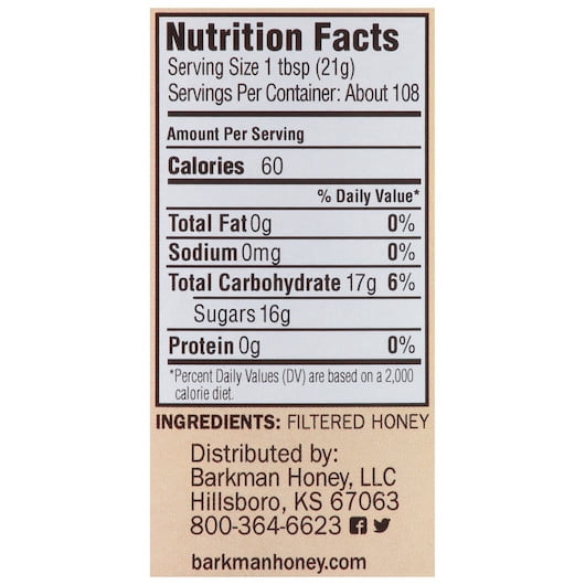 Busy Bee Light Amber Honey Bulk, 80 oz - Case of 6