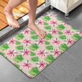 thumbnail image 4 of Pioneer Flower Floral Print Pattern Bathroom Rugs Mat, Non Slip Microfiber Bathroom Rug with Rubber Backing, Soft Mats for Bathroom Floor Tub Shower, 20"x32", 4 of 5