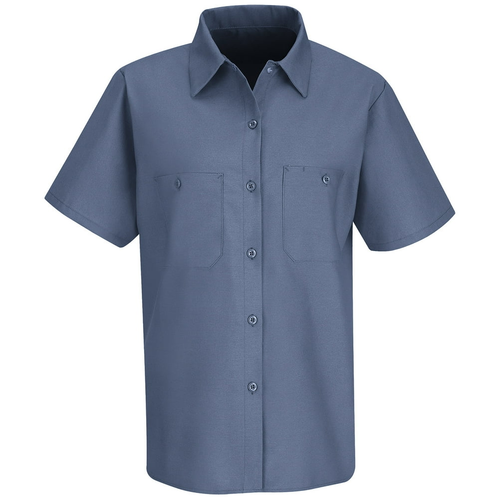 Red Kap Red Kap® Women's Short Sleeve Industrial Work Shirt Walmart