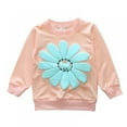 thumbnail image 3 of GYRATEDREAM Toddler Baby Girl Clothes Long Sleeve Sunflower Pullover Top Sweatshirt Pants Fall Winter Outfits 1-4 Years, 3 of 5