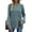 Blue, variant on Fantaslook Blouses for Women Long Sleeve Crew Neck Tunic Tops Buttons Side Fall Shirts