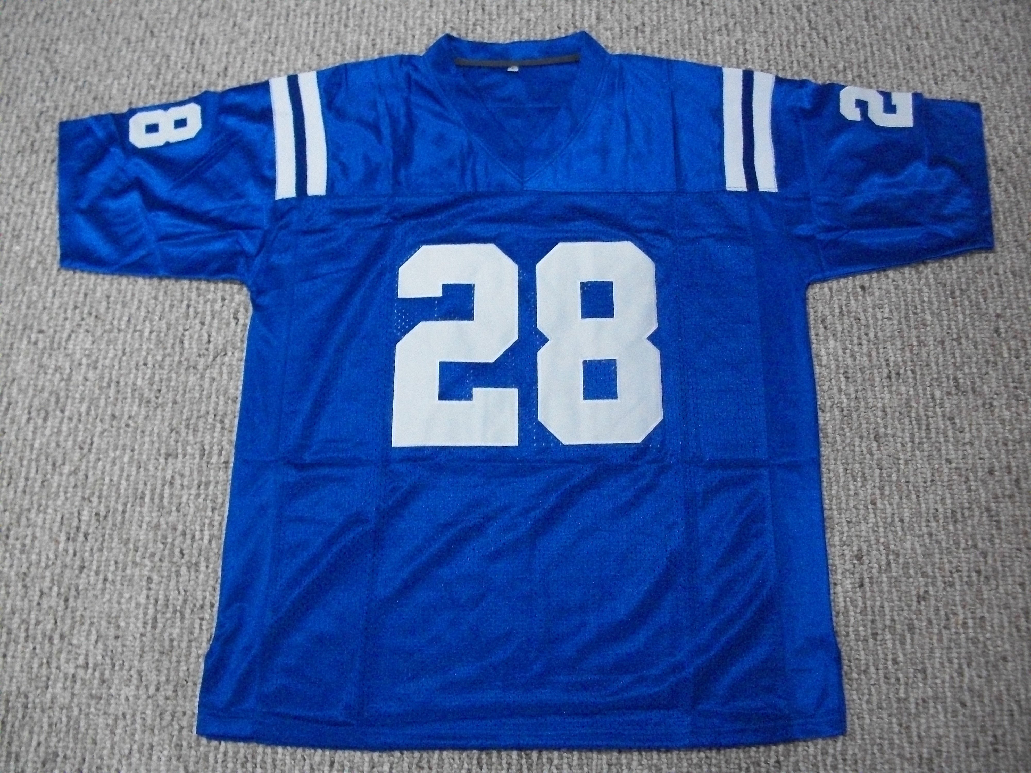 Jonathan Taylor Jersey #28 Indianapolis Unsigned Custom Stitched Blue  Football New No Brands/Logos Sizes S-3XL