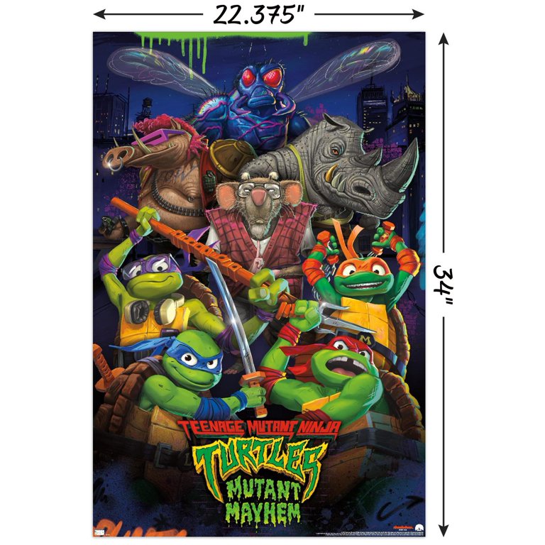 Teenage Mutant Ninja Turtles: Mutant Mayhem - Group Wall Poster