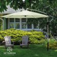 thumbnail image 4 of Sombrilla Para Jardin Exterior Plegable 3mts Con Inclinacion beige 1 Sky Green DS-S2, 4 of 8