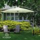 thumbnail image 4 of Sombrilla Para Jardin Exterior Plegable 3mts Con Inclinacion beige 1 Sky Green DS-S2, 4 of 8