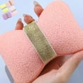 thumbnail image 6 of Double-Sided Bath Foaming Bag, 2Pcs Dual-Sided Exfoliating Mesh Pouch with Handle, 2-in-1 Shower Sponge Glove for Bar Soap Including Coarse Pores & Fine Pores, Color 2, 6 of 7
