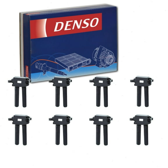 8 pc DENSO Direct Ignition Coils compatible with Chrysler 300 5.7L 6.1L 6.4L V8 2005-2019
