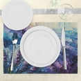 thumbnail image 3 of Ambesonne Purple Place Mats Set of 4, Lavender and Crystal Cave, Standard Size, Azure Blue Quartz Lilac, 3 of 5