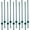 Green-4Feet10Pack, variant on Olurrisa 3FT Fence Posts 10 Pack, Heavy Duty Metal U-Channel Steel Fence U-Post for Garden Wire Fence, Corner Anchor & Gate Posts, Outdoor, Green