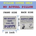 thumbnail image 2 of Set de Regalo de 2 Fundas de Almohada CYMROK Poppy con 2 Bolsillos 46x46 cm, 2 of 5