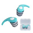 thumbnail image 4 of Bouchons d'Oreilles en Silicone Réutilisables Réduction de Bruit Confortables Protection Auditive pour Dormir Nager Plus Protection Auditive Bouchons d'Oreilles, 4 of 8