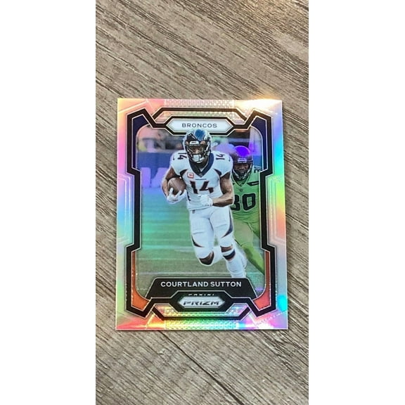 Courtland Sutton 2023 Panini Prizm Silver 85 trading card