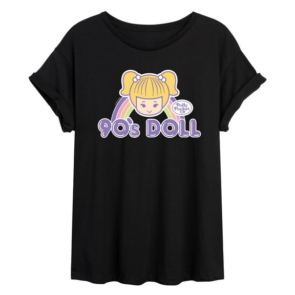 Polly Pocket - 90S Doll - Women's Oversized Graphic T-Shirt
