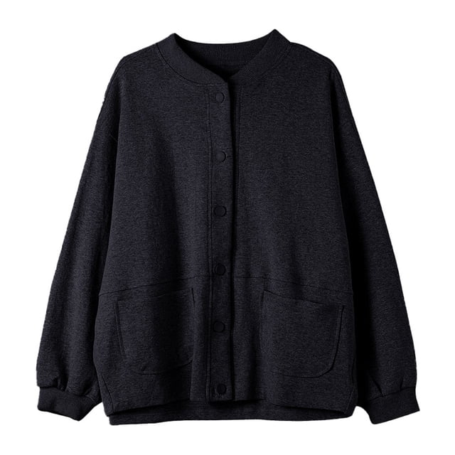 WEAIXIMIUNG Sweatshirts Courts pour Femmes Zip Manteau Début Automne Court