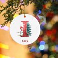 thumbnail image 2 of Coche Decoraciones de Navidad 2025 Nuevo 26 Carta de Navidad Muñeco de Nieve Colgante de Navidad - Colgante de Coche de Acrílico Santa Navidad Muñeco de Nieve Decoraciones, 2 of 5
