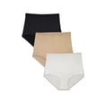thumbnail image 6 of Vanity Fair Radiant Women's Underwear - Undershaper Panties, High Waist, Light Control Shaping, 3-Pack, Sizes S-5XL, 6 of 15