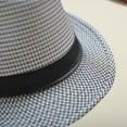 thumbnail image 4 of Duoif Fedora Hats for Men, Men and Women Retro Jazz Hat British Sun Hat Travel Sun Hat, Hats for Women Black, 4 of 5