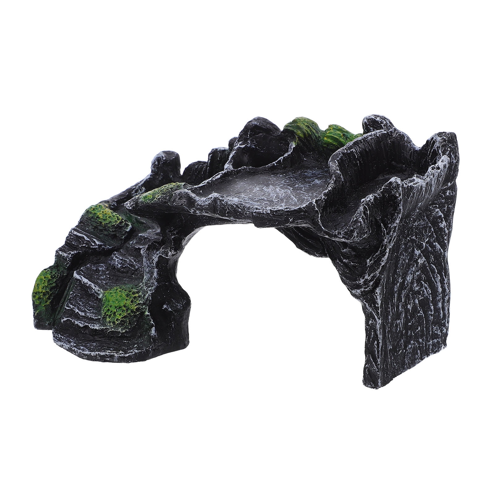 WRITWAA Turtle Tank Resin Basking Platform with Floating Dock Ramp for Sunbathing and Aquarium Decor