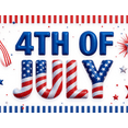 thumbnail image 3 of Decorative Design 4th of July Banner Patriotic Style Independence Day Party Decoration for Holiday Celebration Indoor Decoration Outdoor Event, 3 of 7