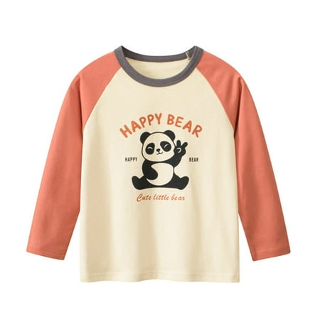 

WUXIAN Autumn Winter Toddler Boys Girls Long Sleeve Cartoon Printed Casual Tops For Kids Clothes Infants Baby Children Comfortable Dailywear