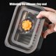 thumbnail image 4 of Lonchera de acero inoxidable, lonchera Bento para estudiantes universitarios con recipientes sellados para frutas y salsas, juego de 1 pieza, a prueba de fugas y apta para microondas para, 4 of 8