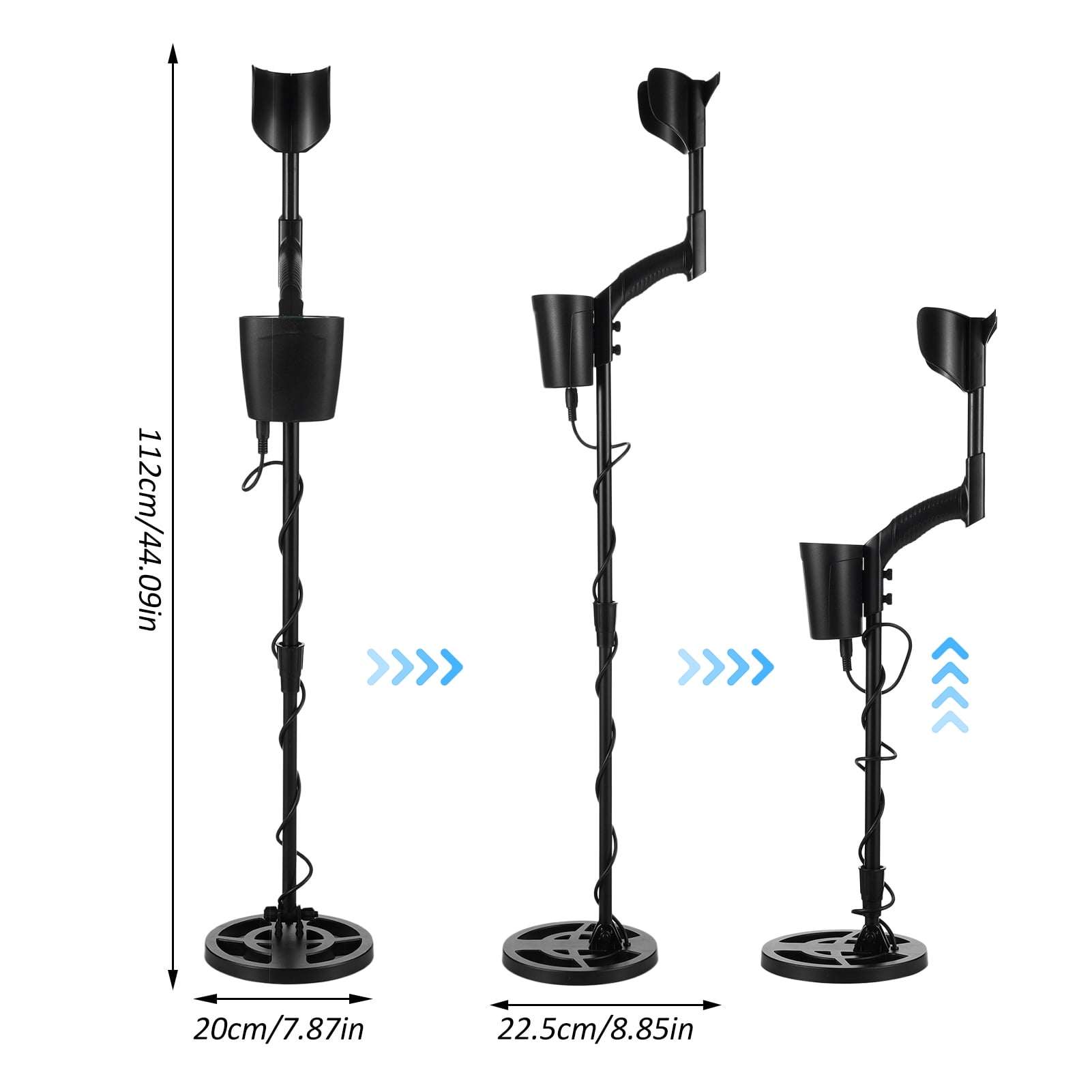 Lepmerk Metal Detector for Adults & Kids, Professional Accuracy, Waterproof, LCD Display, All Metal and Disc Mode , Find Metals and Gold with Confidence!