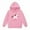 Pink, variant on Toddler Girls Hoodies Sweatshirts Winter Warm Cartoon White Horse Print Kids Pullover Hoodie With Drawstring Pocket Long Sleeve Ranch Clothes Hot Pink Size 2-3T