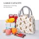 thumbnail image 5 of Fotbe Fall Squirrel Bolsa de Almuerzo con Estampado, Lonchera Aislada, Contenedor de Comida Reutilizable Tipo Cooler a Prueba de Fugas, 5 of 6