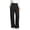 Black, variant on Casual Pants for Women High Waist Trousers Wide Leg Pleated Long Pants Elastic Soft Knit Trousers with Pocket Solid Flowy Loose Jogger Pant Lounging Weekend Activities