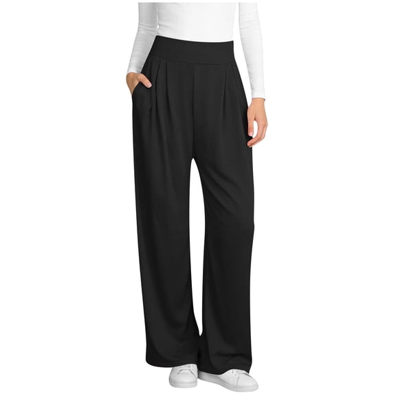 Zuesphe Pants for Women Work Casual Women Petite Plus Size Capris Short Length Wide Leg Pants Women Cropped Black Cargo Pants Women Baggy Cotton