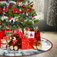 thumbnail image 4 of Falda Del Árbol de Navidad Material Corto Decoraciones Del Árbol de Navidad Ideal para la Decoración de Vacaciones de Casa Y Oficina, 4 of 8
