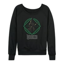 Wicked - Elphaba Circle - Women's French Terry Pullover Long Sleeve Shirt