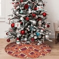 thumbnail image 5 of KLL 36" Christmas Tree Skirt American Football1 Xmas Tree Skirts Mat for New Year Xmas Holiday Party Indoor Outdoor Home Decoration, 5 of 7