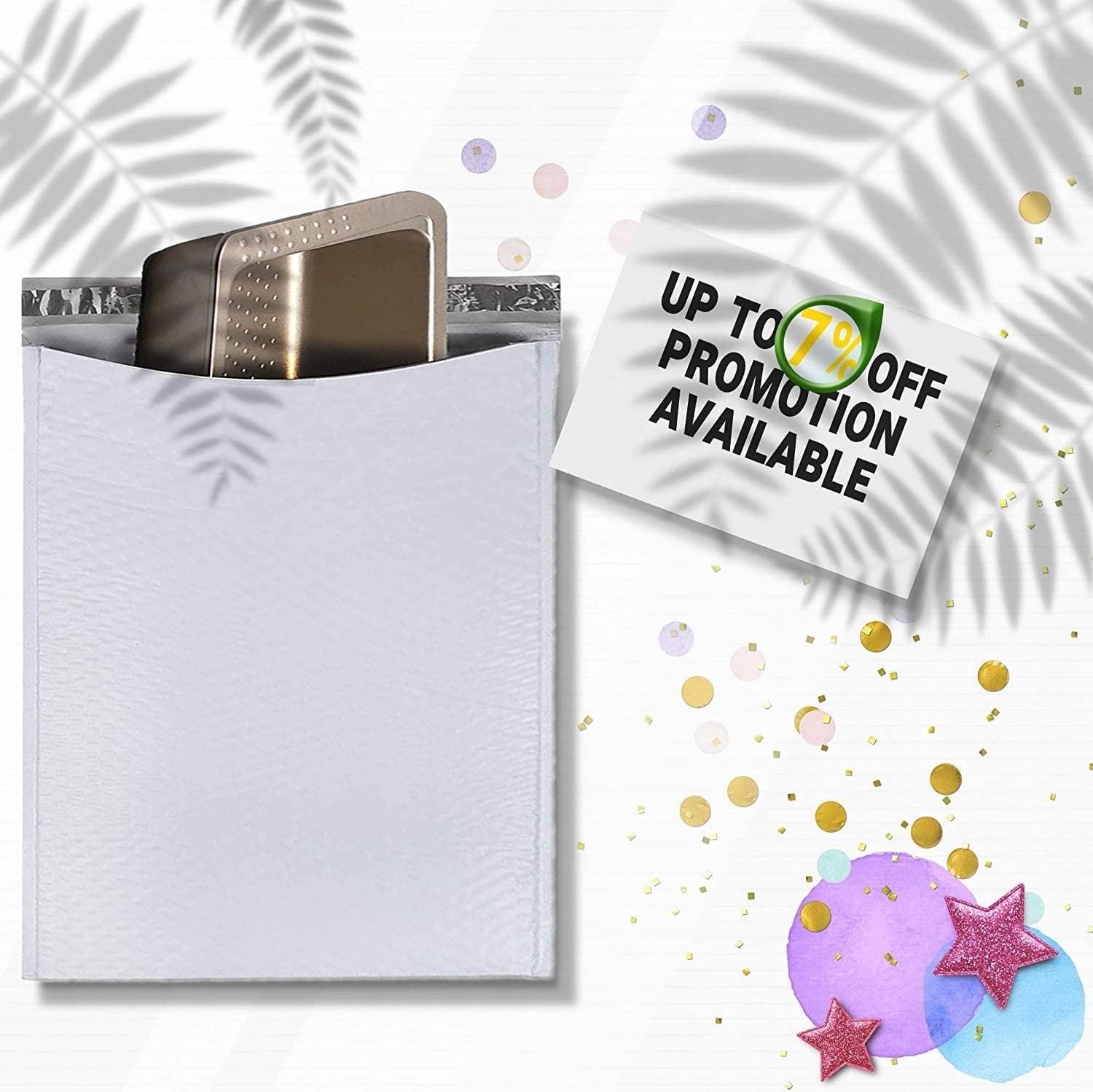 Poly Bubble Mailers Padded 12.5 x 18; White Padded Envelopes Waterproof 50 Pack; Peel and Seal Bubble Envelopes; Self Seal Padded Mailers for Shipping; Packing; and Mailing
