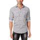 thumbnail image 1 of INC Camisa con botones de dos bolsillos para hombre, negro, grande I-N-C Botones al frente, 1 of 1